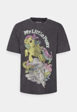 YOURTURN My Little Pony Wash Graphic - Print T-Shirt - Black