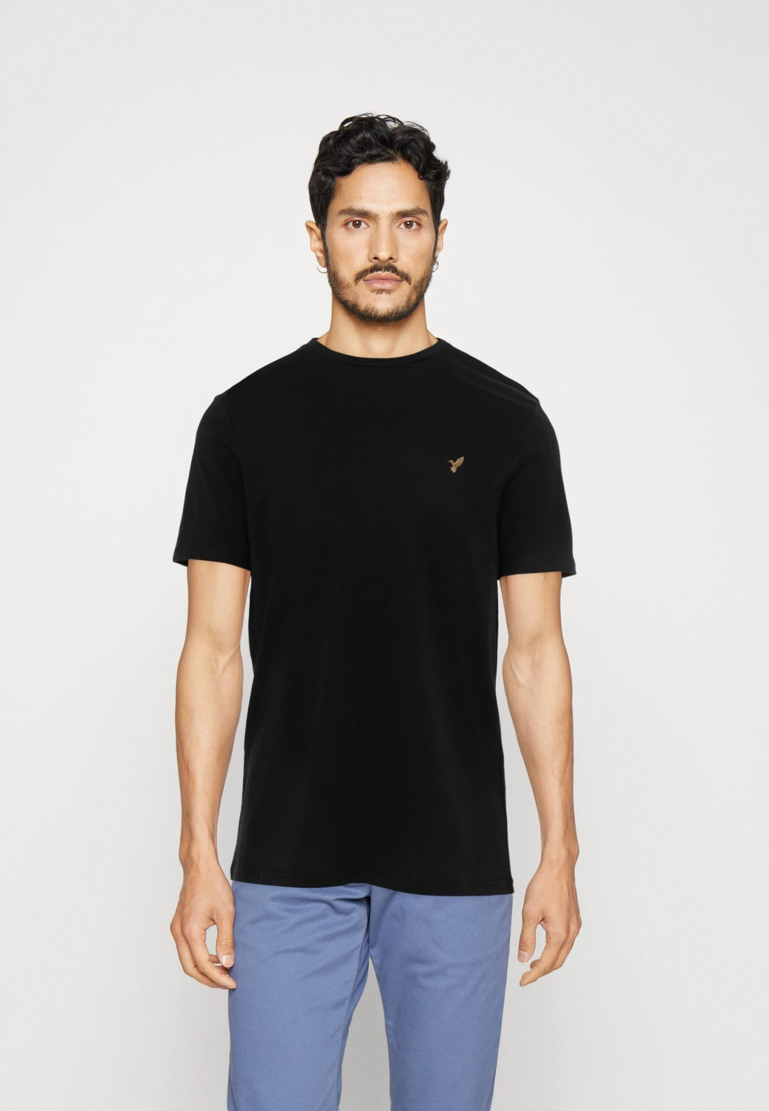 Pier One 5 Pack - Basic T-Shirt - White/Ark Green/Blue - Image 4