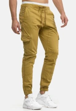 Indicode Jeans Levi - Cargo Trousers - Amber