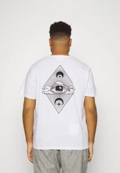 YOURTURN Eye Moon Tee Unisex - Print T-Shirt - White