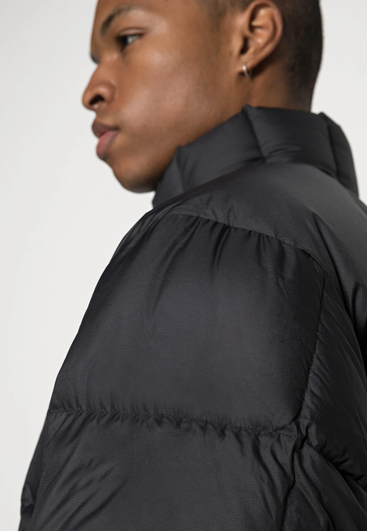The North Face M Lhotse- Eu - Down Jacket - Black/White - Image 5