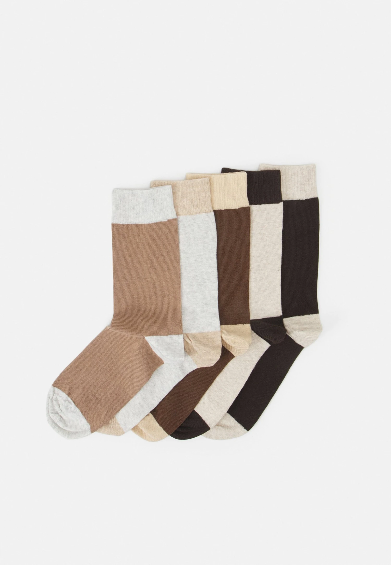 Pier One 5 Pack - Socks - Off-White/Beige/Tan - Image 2