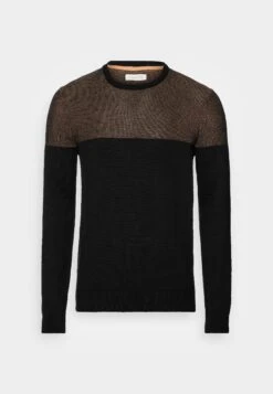 Pier One Jumper - Black/Brown