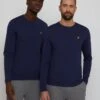 Lyle & Scott Long Sleeved Top - Navy