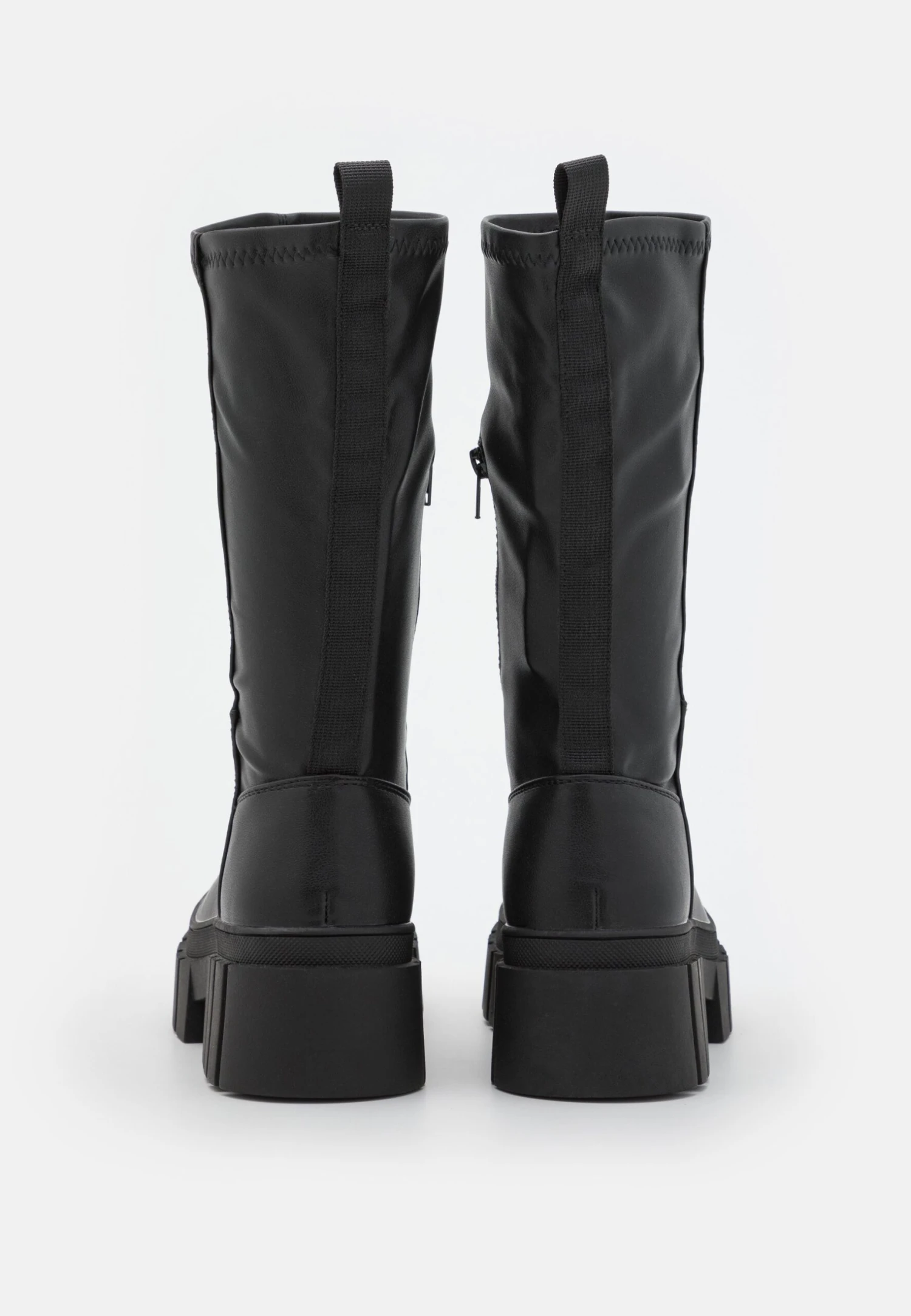 ONLY Shoes Onlbaiza Mid Sock Boot - Platform Boots - Black - Image 4