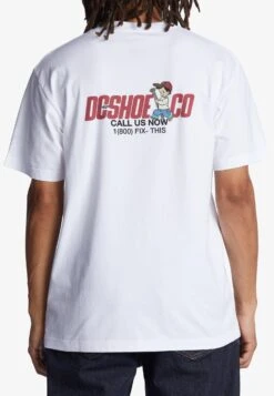 DC SHOES Fixer Upper - Print T-Shirt - White