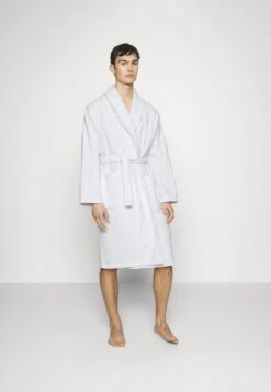 Pier One Shawl Towel Bathrobe - Dressing Gown - White