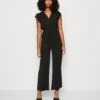 Wal G Fazza Ruffle- Jumpsuit - Black