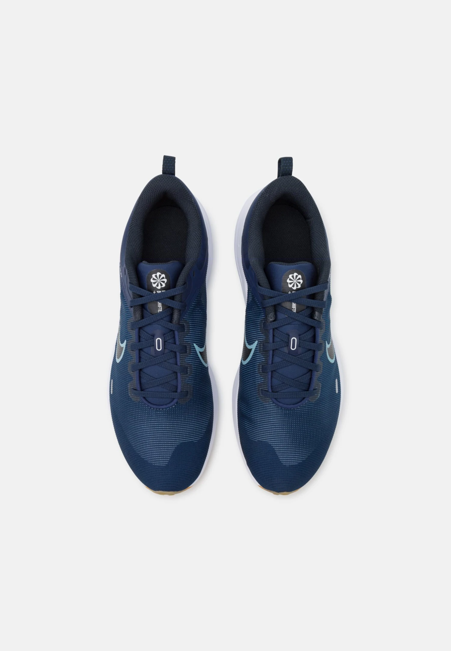 Nike Performance Downshifter 12 - Neutral Running Shoes - Midnight Navy/Worn Blue/Dark Obsidian/Pure Platinum/Gum Light Brown - Image 4
