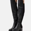Over-The-Knee Boots - Black