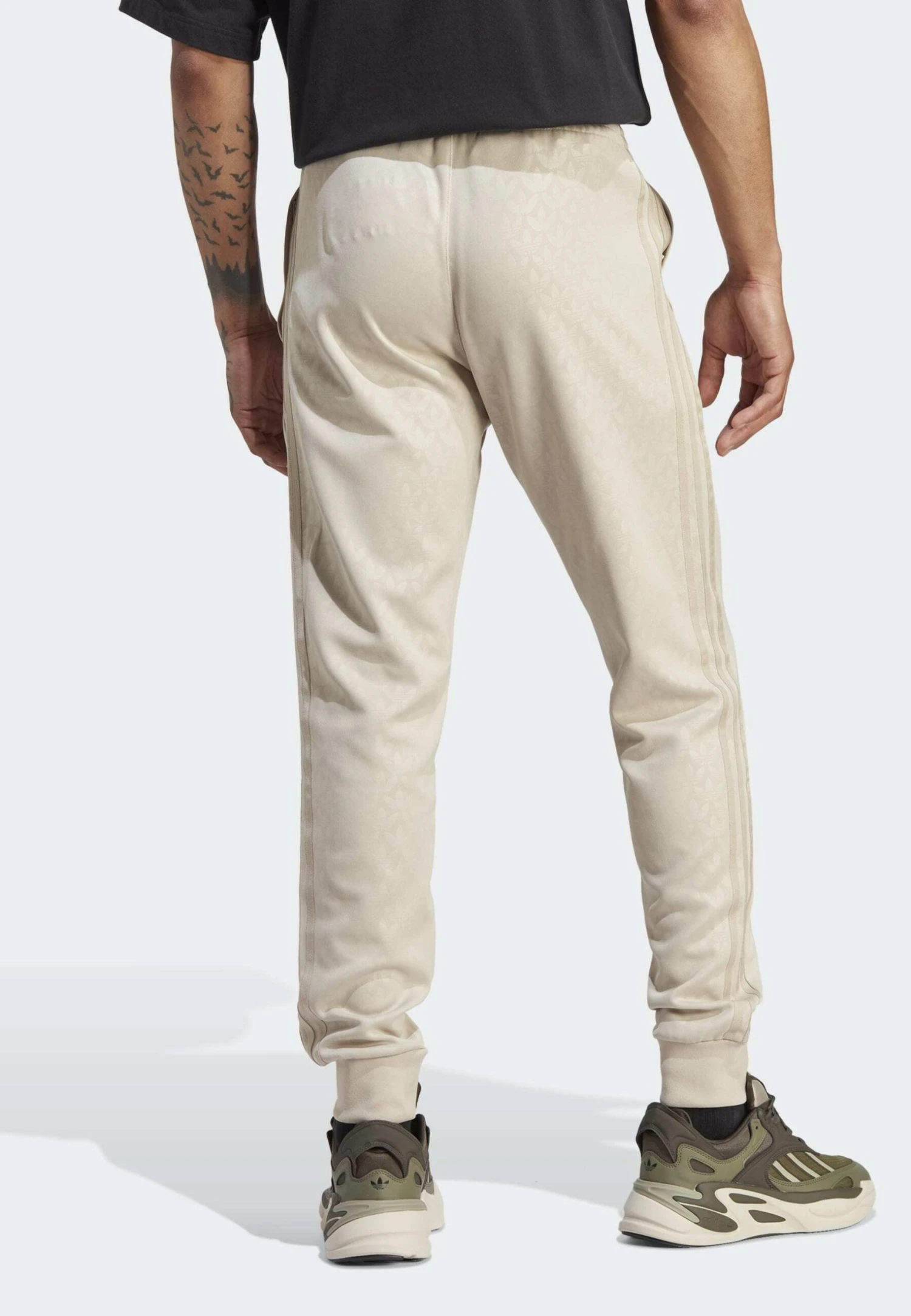 Adidas Originals Graphics Monogram Sst- Tracksuit Bottoms - Beige - Image 2