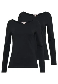 Anna Field 2 Pack - Long Sleeved Top - Black