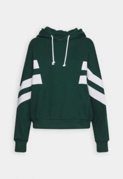 Even&Odd Sweatshirt - Evergreen/White