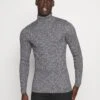 Pier One Muscle Fit Turtle - Jumper - Mottled Grey