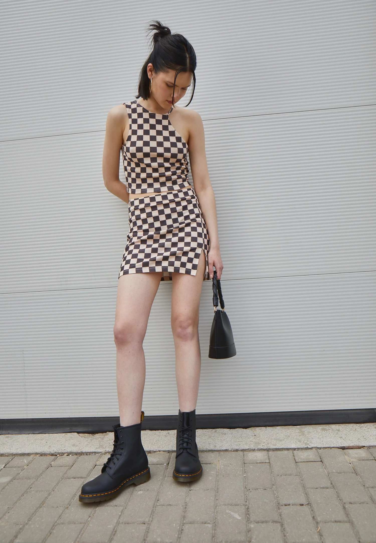 Dr. Martens 1460 Vonda Mono - Lace-Up Ankle Boots - Black - Image 4