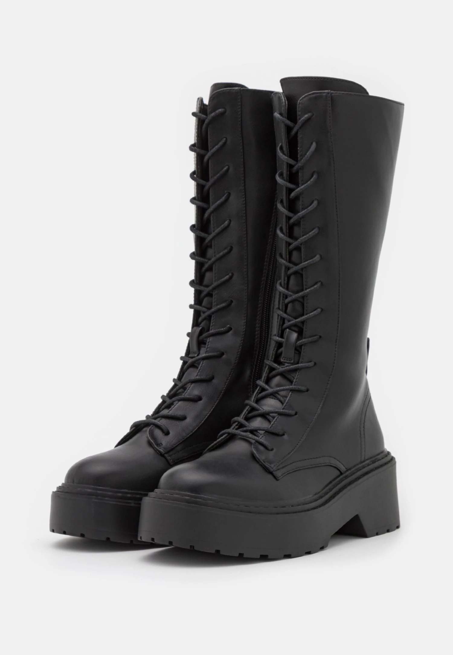 ONLY Shoes Onlbossi High Shaft Lace Up Boot - Lace-Up Boots - Black - Image 3