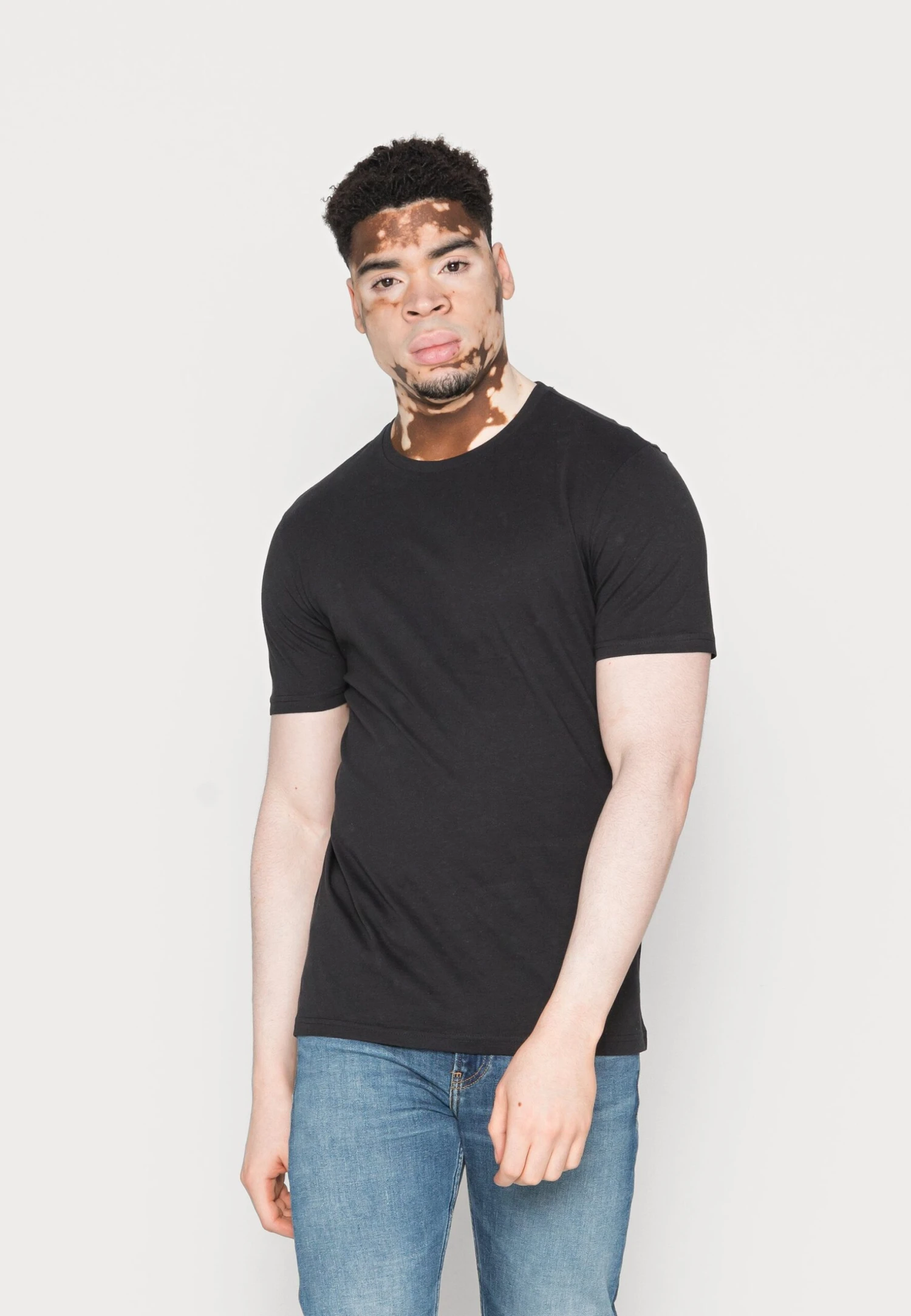 Pier One 10 Pack - Basic T-Shirt - Mottled Light Grey/Black/White - Image 4