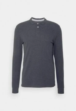 Pier One Polo Shirt - Dark Grey Melange
