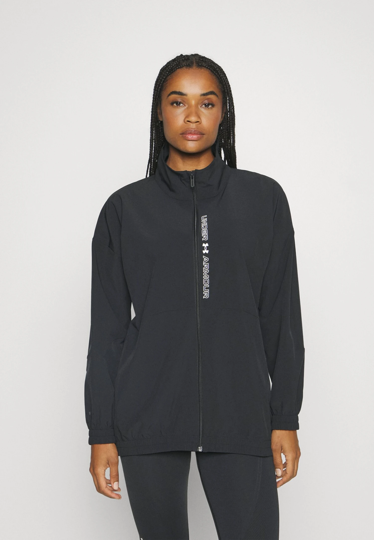Under Armour Oversized Jacket - Windbreaker - Black/White