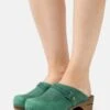 Sanita Ursana Open - Clogs - Dark Green