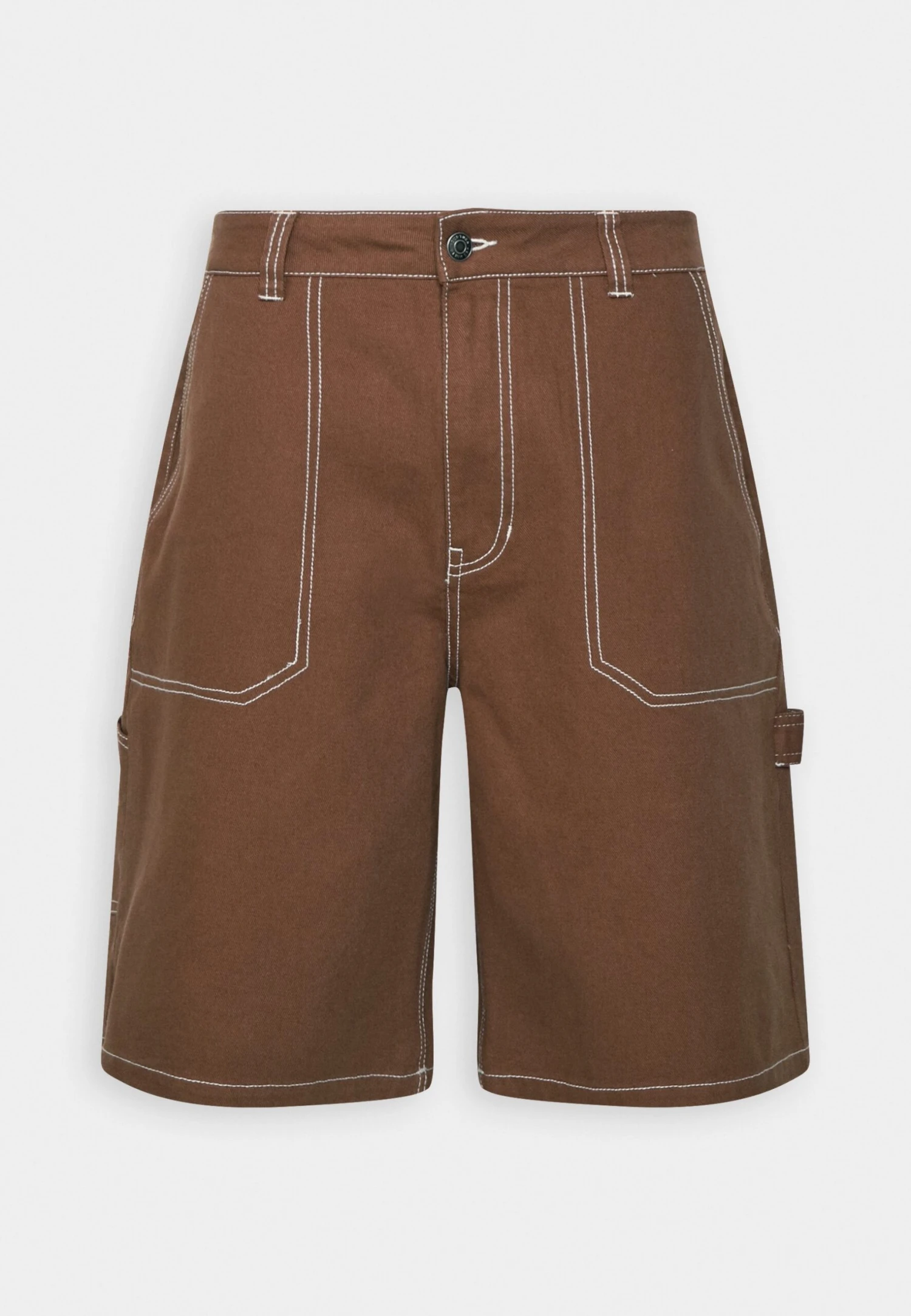 YOURTURN Unisex - Denim Shorts - Brown - Image 5
