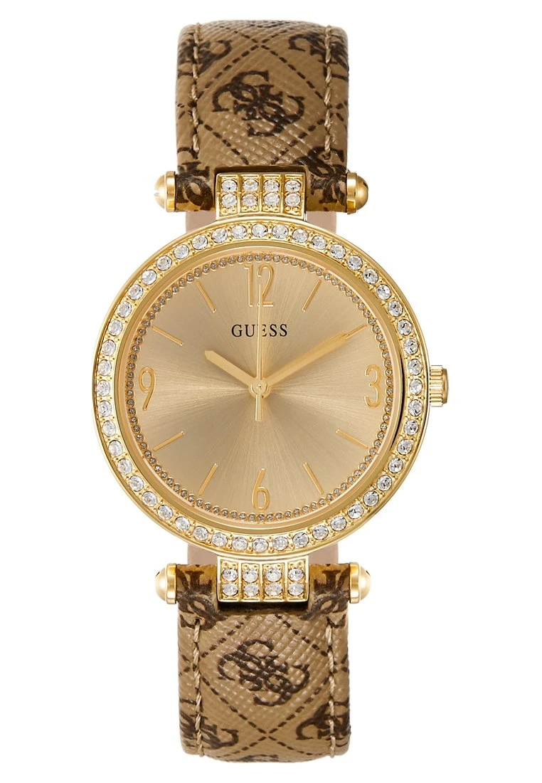 Guess Ladies - Watch - Gold-Coloured/Brown - Image 2