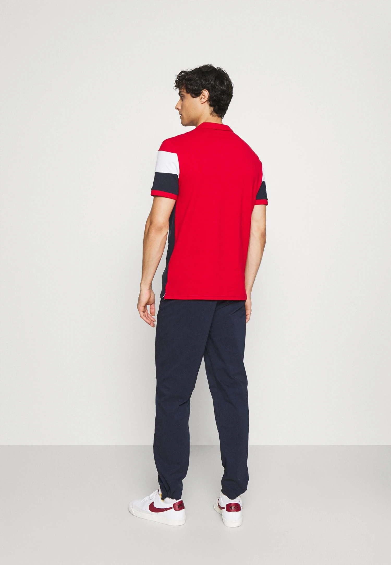 Pier One Polo Shirt - Red/White/Dark Blue - Image 3