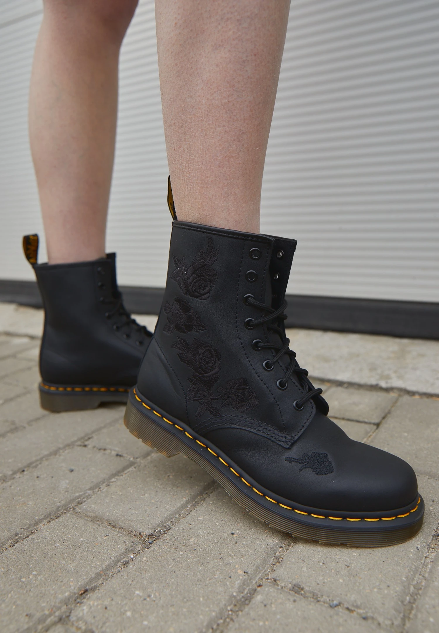 Dr. Martens 1460 Vonda Mono - Lace-Up Ankle Boots - Black - Image 2