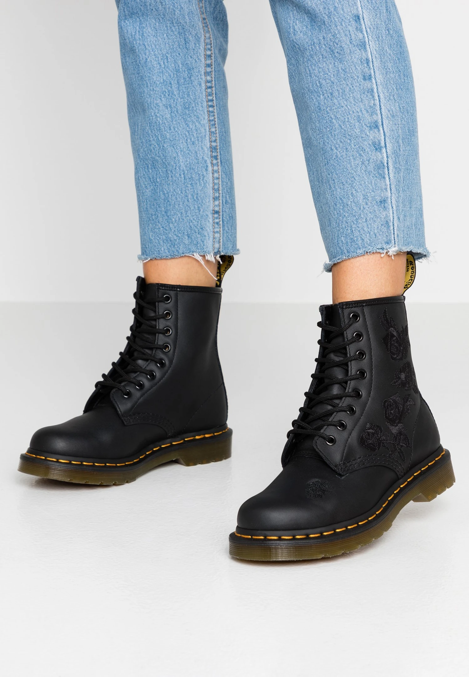 Dr. Martens 1460 Vonda Mono - Lace-Up Ankle Boots - Black - Image 3