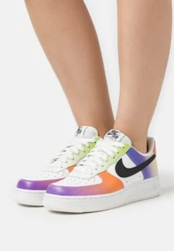 Nike Sportswear Air Force 1 - Trainers - Summit White/Black/Mandarin/Grape/Green/Citron Tint