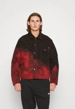 Hugo Denim Jacket - Bright Red
