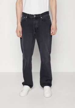 Steve Overdyed Black - Relaxed Fit Jeans - Overdyed Black