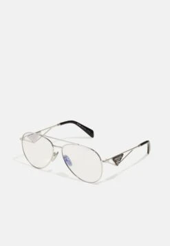 Prada Blue Light Glasses - Silver