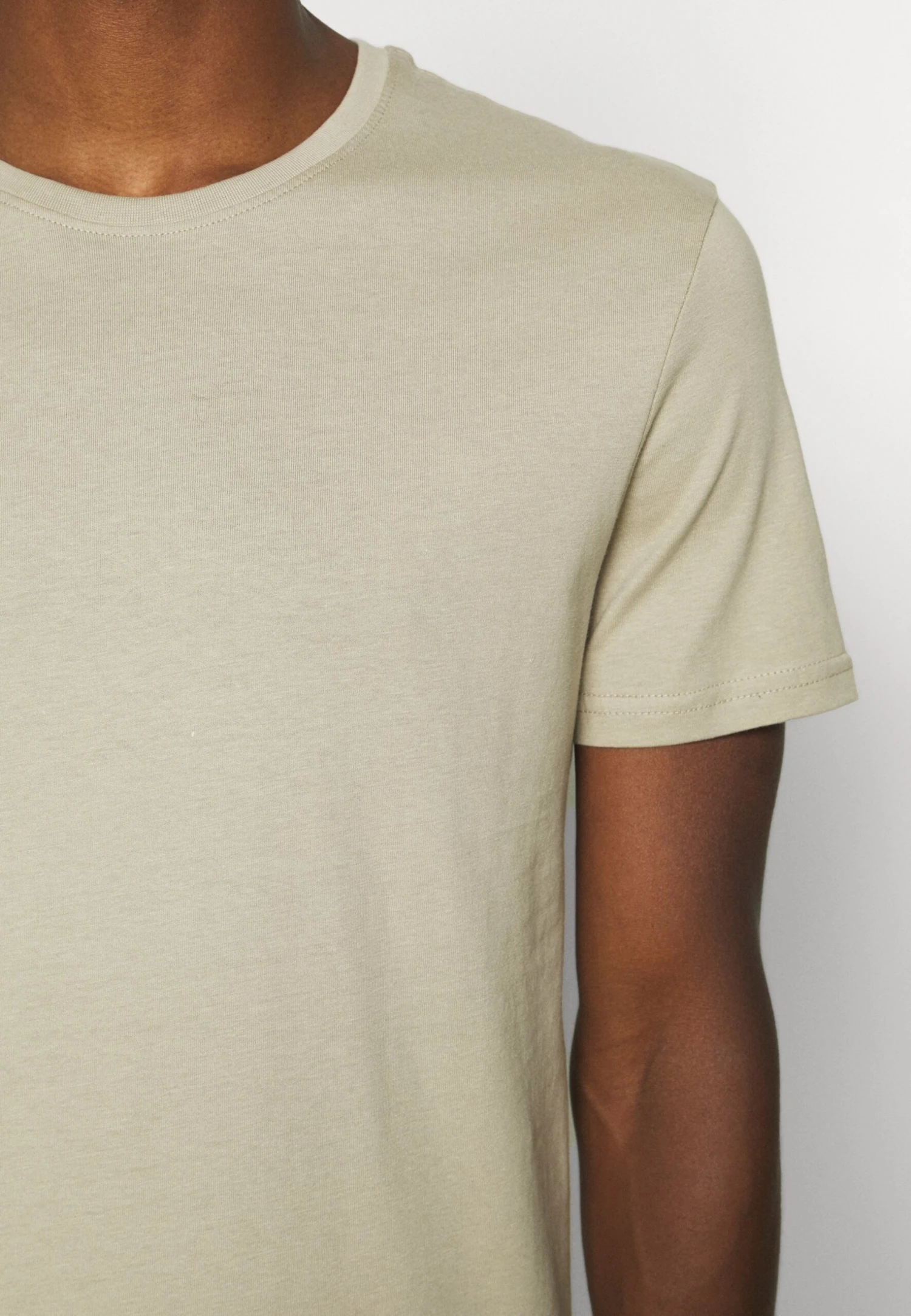 Pier One 5 Pack - Basic T-Shirt - White/Dark Grey/Black - Image 7