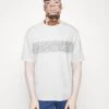 Lacoste Print T-Shirt - Flour