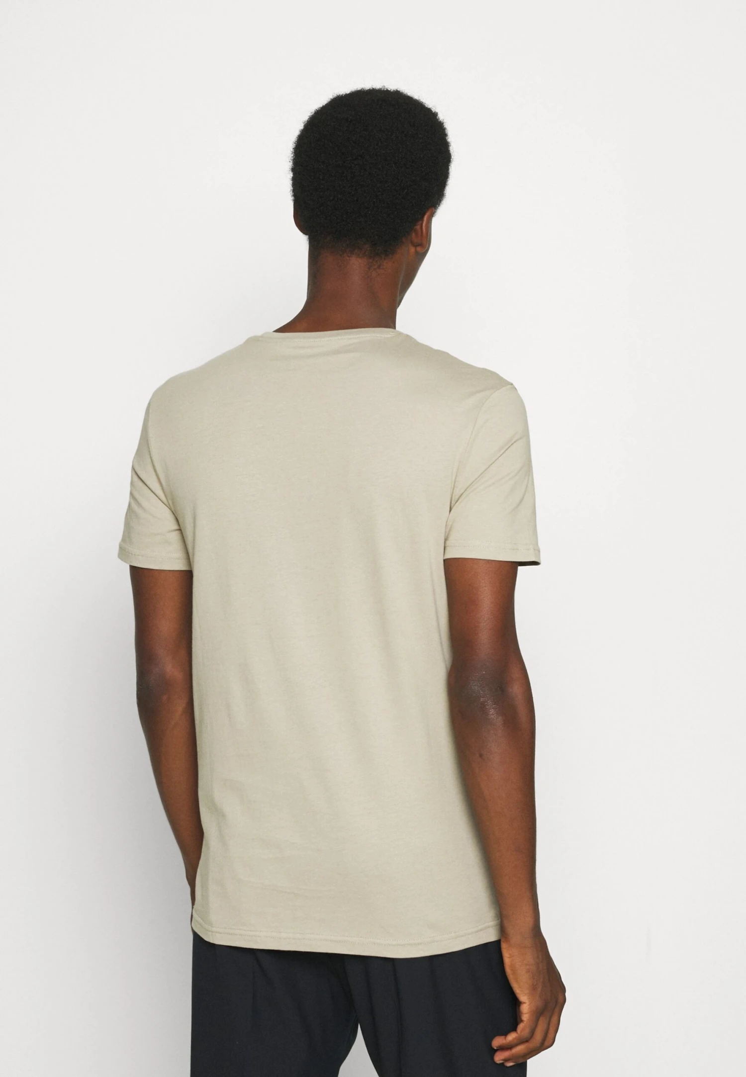 Pier One 5 Pack - Basic T-Shirt - White/Dark Grey/Black - Image 3