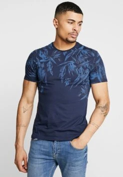 Pier One Print T-Shirt - Blue