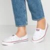 Converse Chuck Taylor All Star Ballet Lace - Trainers - White/Garnet/Navy