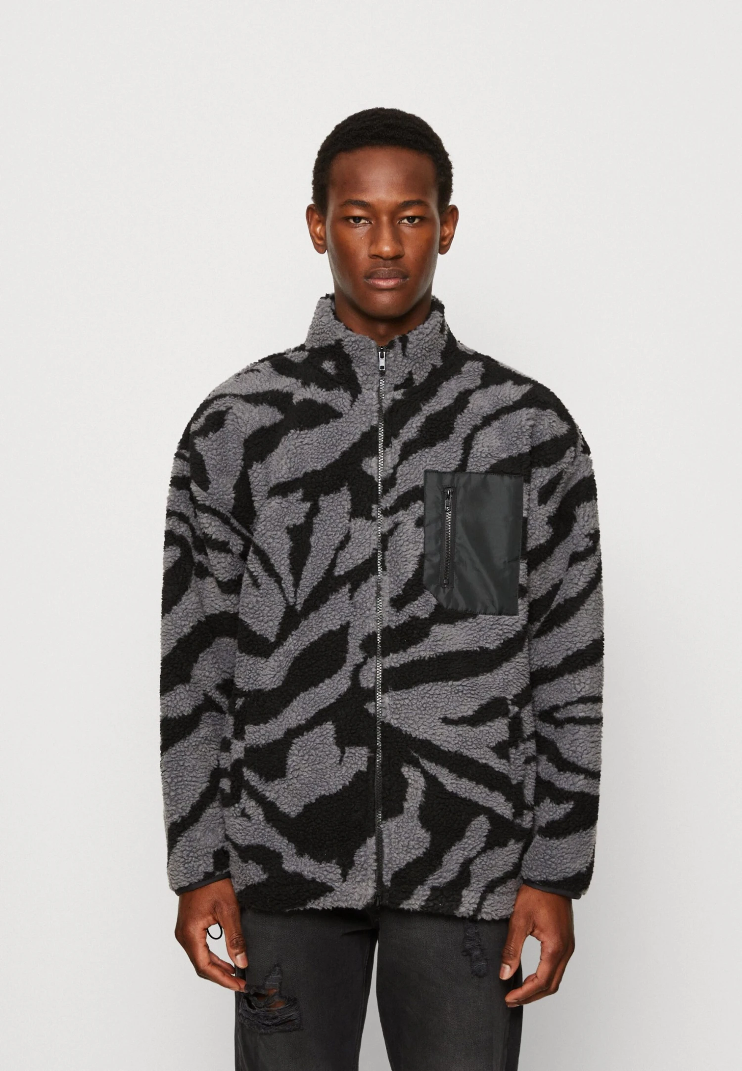 YOURTURN Unisex - Fleece Jacket - Grey