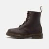 Dr. Martens 1460 Unisex - Lace-Up Ankle Boots - Dark Brown Crazy Horse