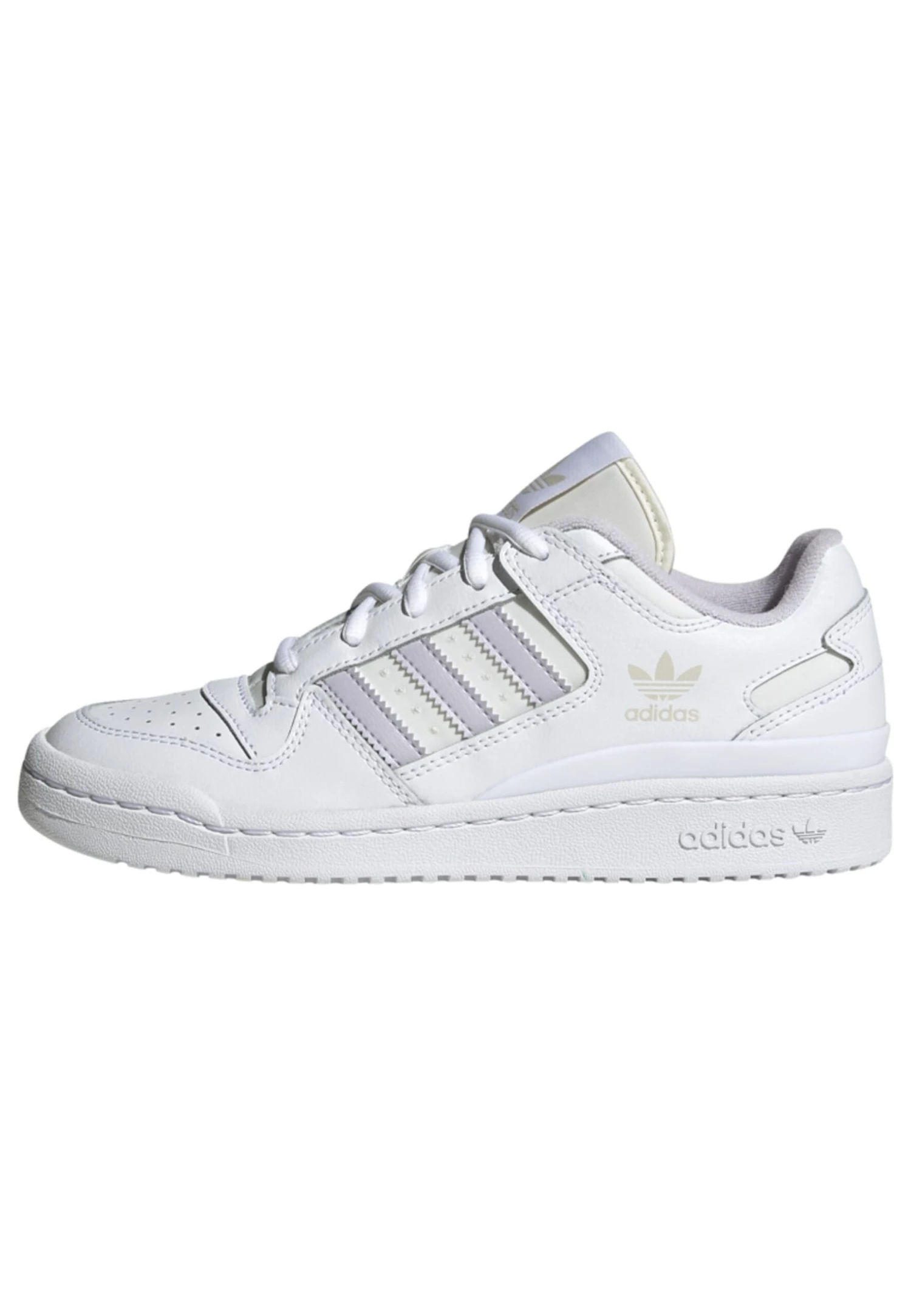 Adidas Originals Forum Low- Trainers - Cloud White Silver Dawn Off White