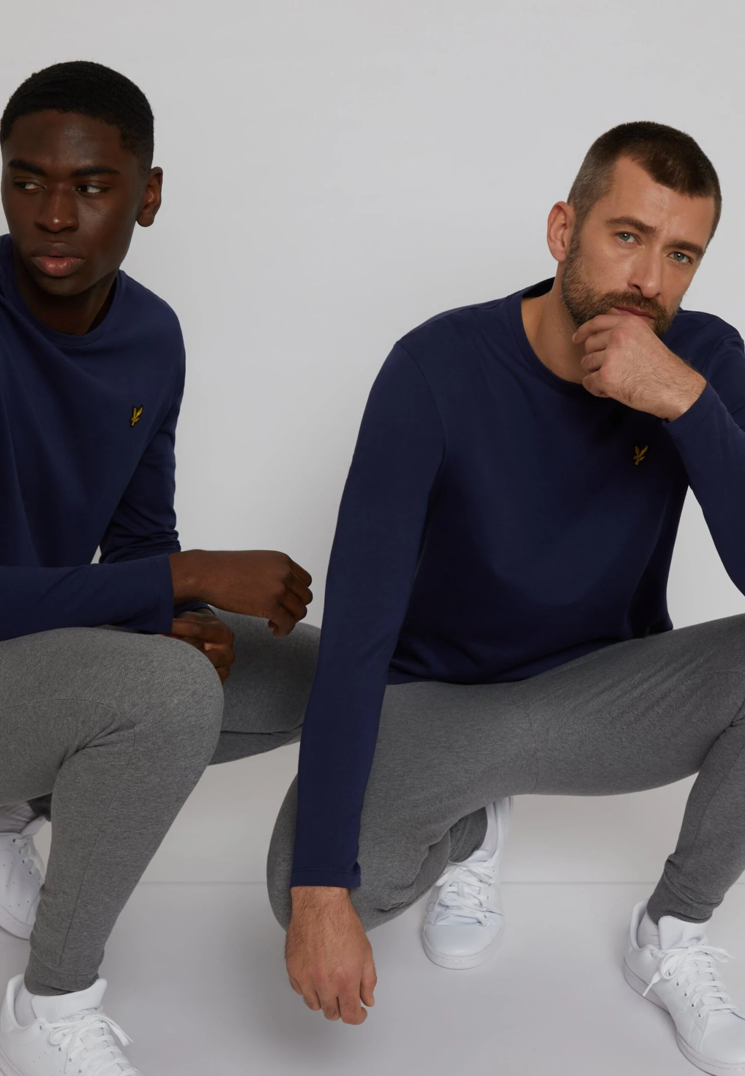 Lyle & Scott Long Sleeved Top - Navy - Image 4