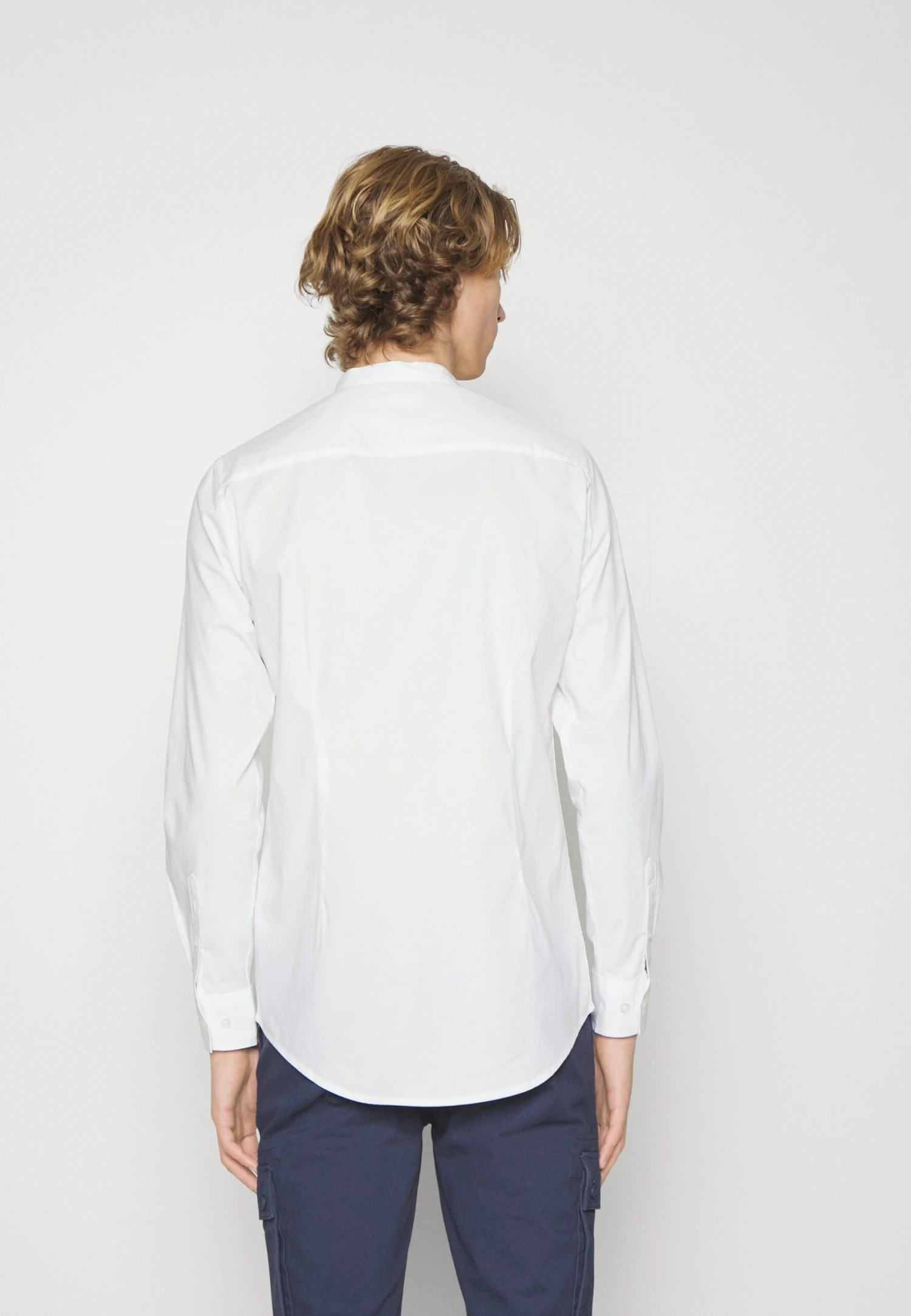 Pier One Muscle Fit Stand- Shirt - White - Image 3